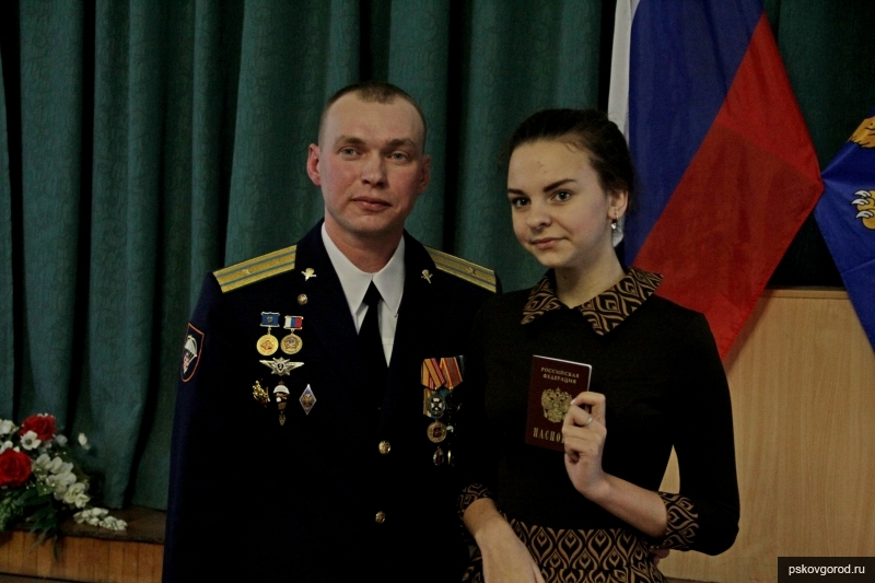Вручение паспортов в честь Дня защитника Отечества. 19 февраля 2016