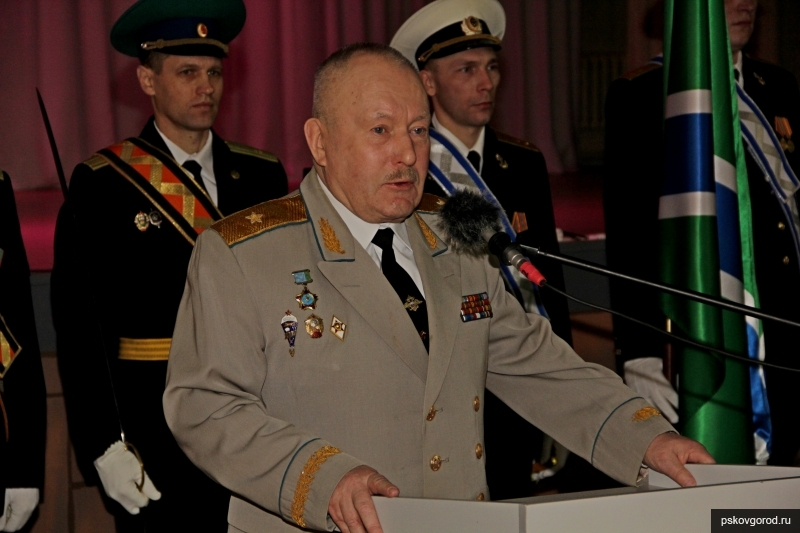 Торжественное собрание войск Псковского гарнизона. 20 февраля 2016